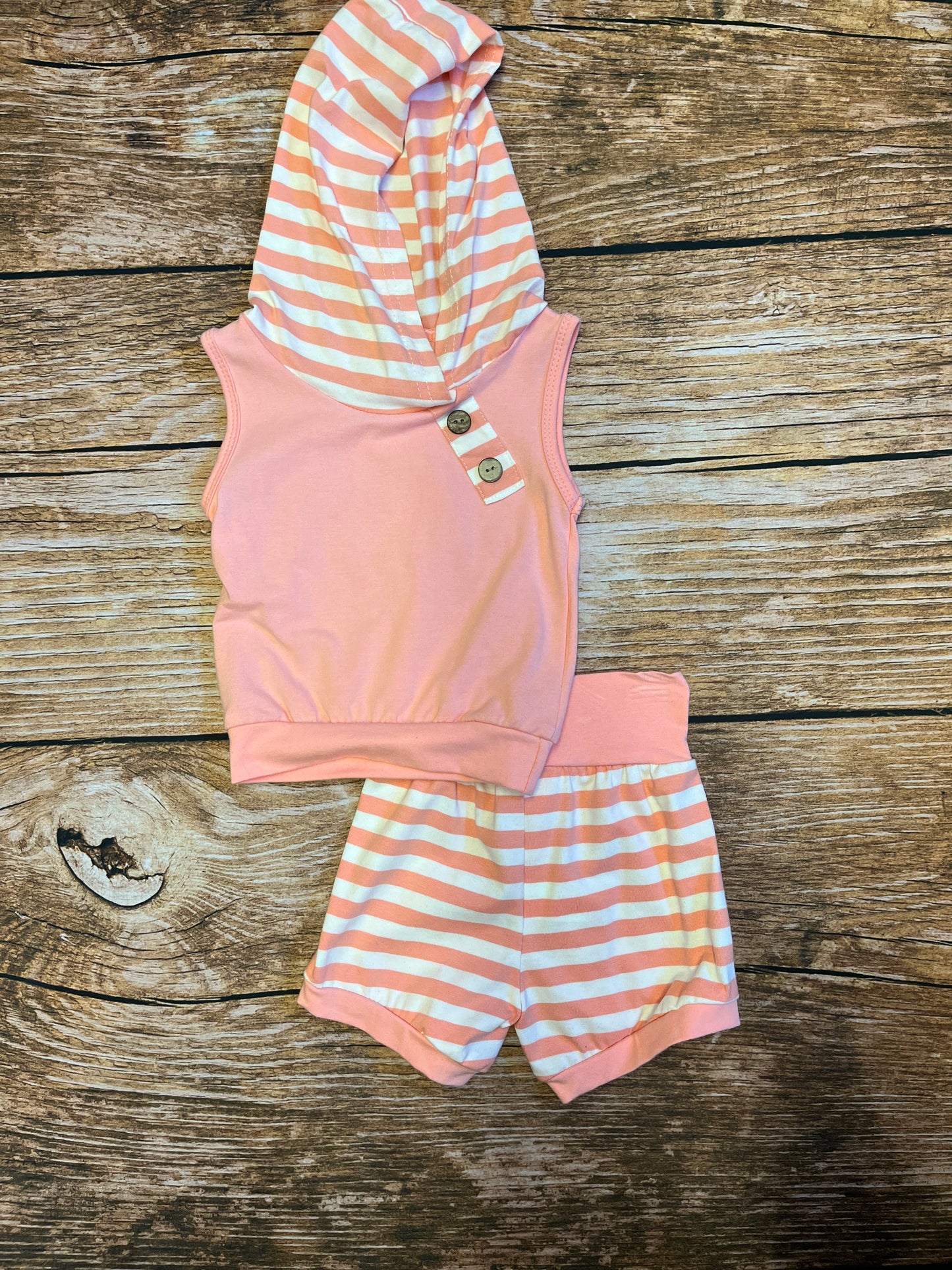 Hooded Tank Top Set
