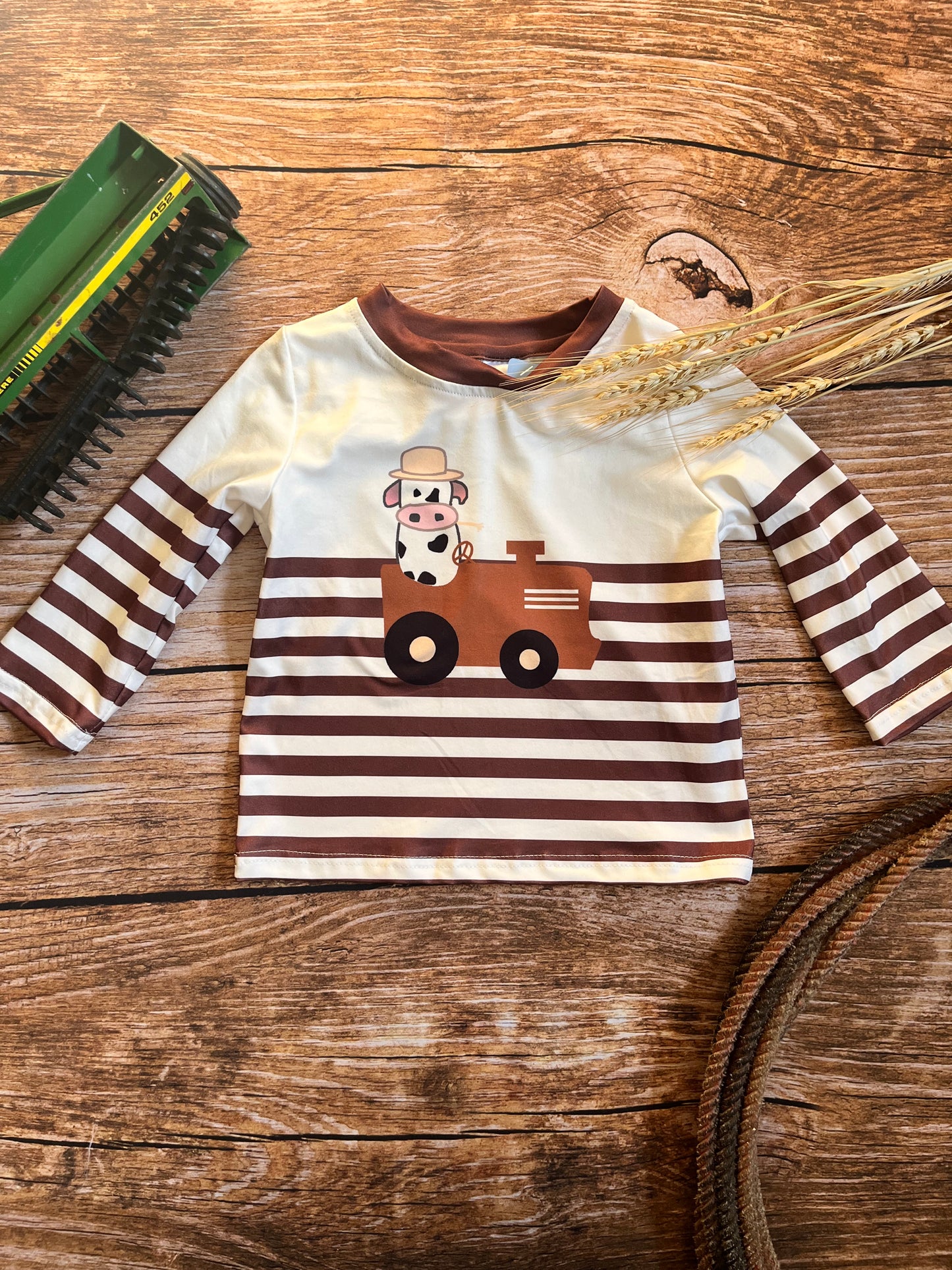 Cow Stripe Longsleeve