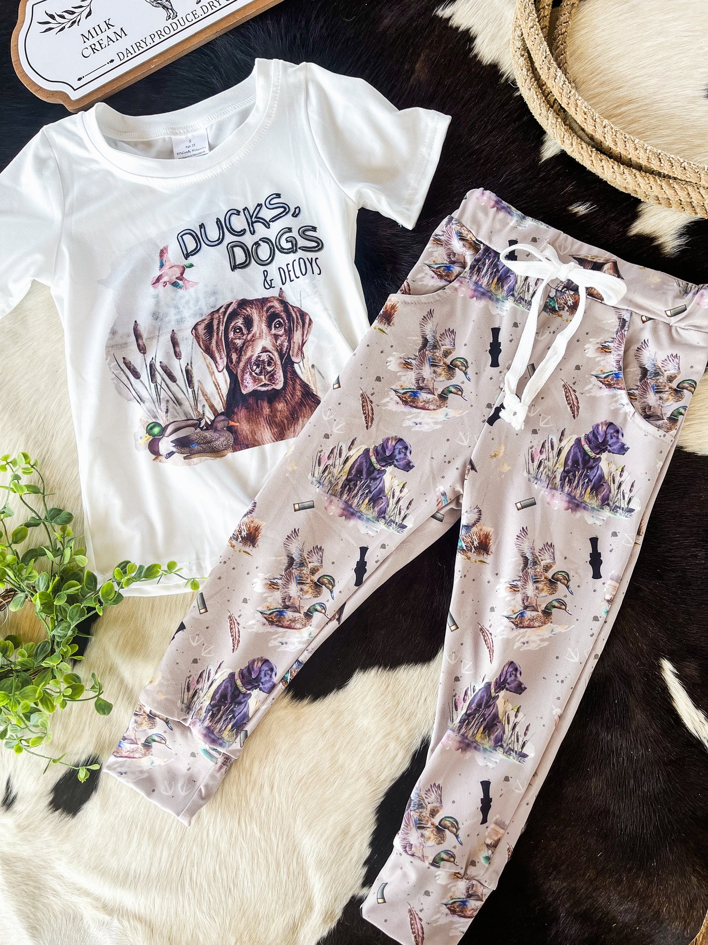 Ducks, Dogs, & Decoys Pant Set
